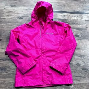Girls Columbia rain jacket